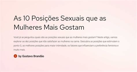 posies sexuais lsbicas|As 5 melhores posições sexuais para as mulheres